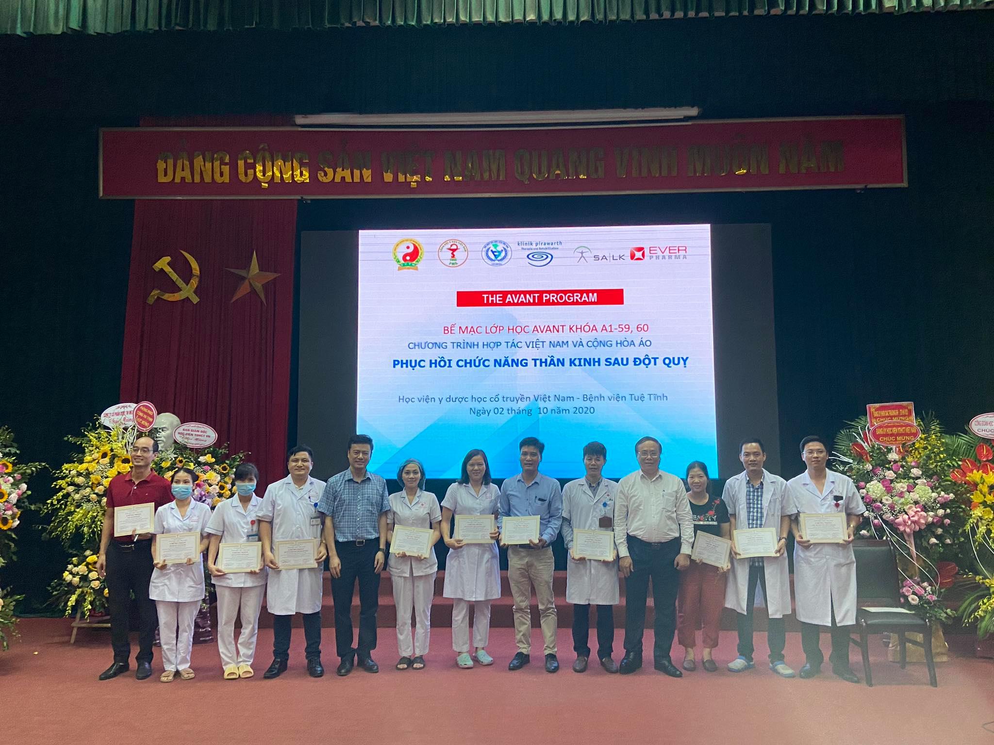 AVANT Class A1-60 at Tue Tinh Hospital – Vietnam University of Traiditional Medicine (July 27, September 30 and October 1, October 2, 2020)